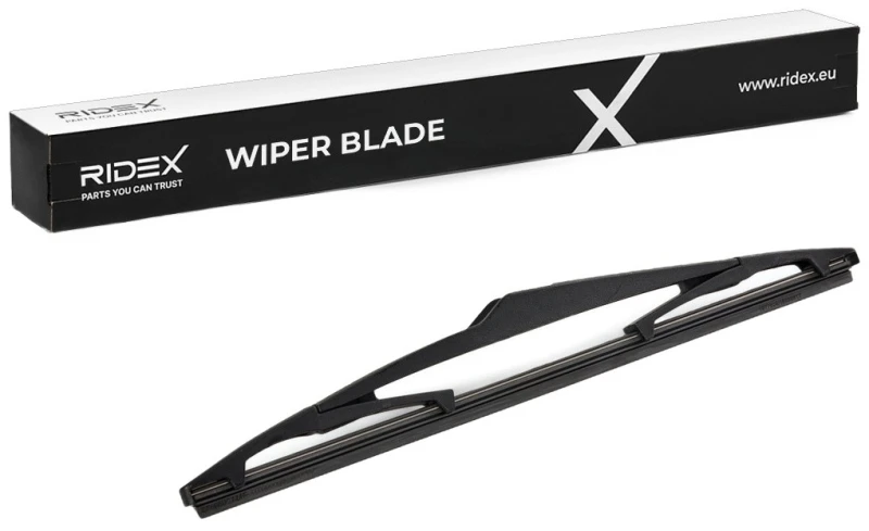 Image of RIDEX 298W17053 Wiper blade 400mm, Front and Rear, Standard Wiper Blade (298)