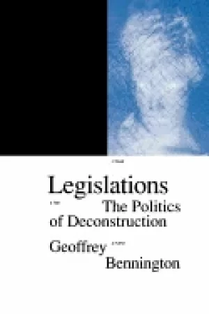 Image of legislations the politics of deconstruction