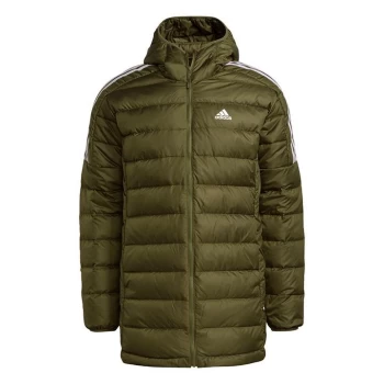 Image of adidas Essentials Down Parka Mens - Focus Olive