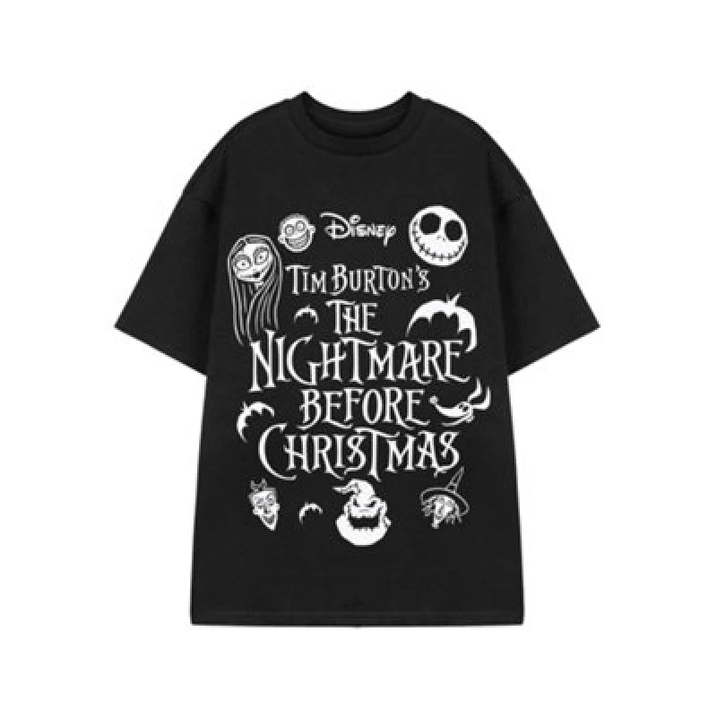 Image of Disney Short Sleeved T-Shirt in Black Size: 2X-large Black XXL Unisex 5063203902767