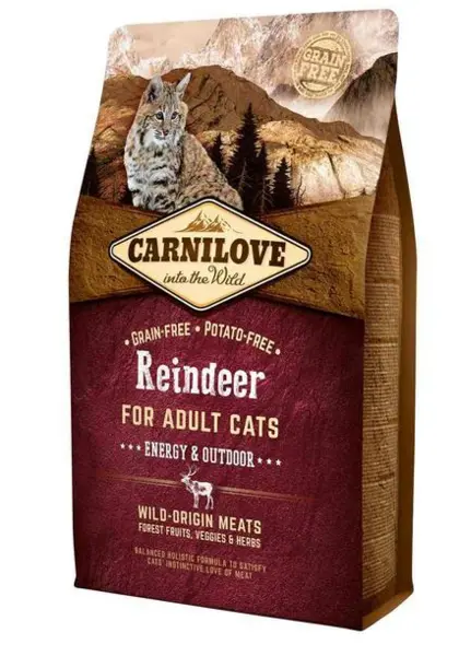 image of Carnilove Adult Reindeer Cat Food 2kg