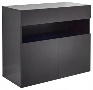 Image of Galicia 3 Door LED Sideboard - Black