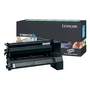 image of Lexmark C780H1CG Cyan Laser Toner Ink Cartridge