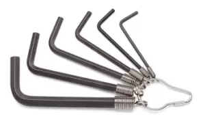 Image of Beta Tools 96 AS/T7 7pc Offset Hex Key Wrench Set Burnished 000960740