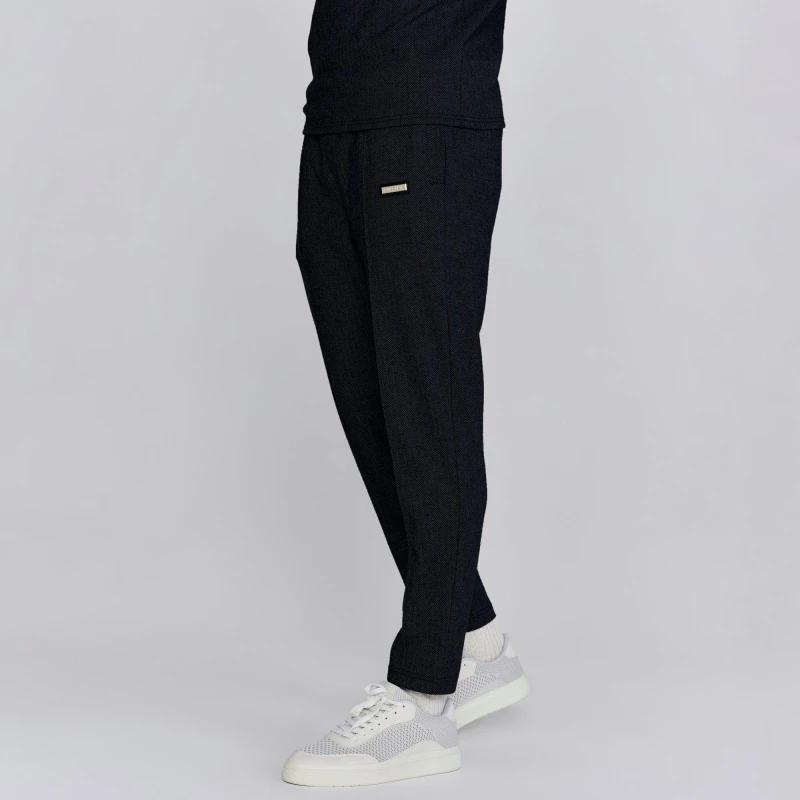 Image of SikSilk Mens Smart Open Hem Jersey Joggers Black male Large