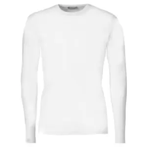 Image of Tee Jays Mens Interlock Long Sleeve T-Shirt (2XL) (White)
