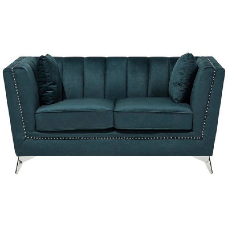 Image of Beliani Sofa 2 Seater Gaula Velvet Teal