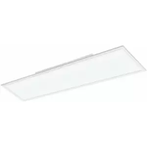 image of Loops - Wall / Ceiling Light White Aluminium 1200mm x 300mm Panel 40W LED 4000K