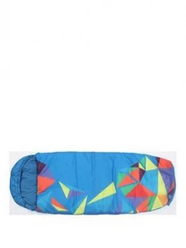 image of Mummy Shaped Blue Sleeping Bag