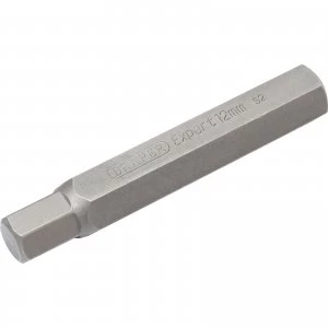 Image of Draper Expert Hexagon Screwdriver Bit 12mm 75mm Pack of 1