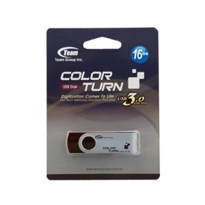 Image of Team Turn 16GB USB 3.0 Flash Drive Brown