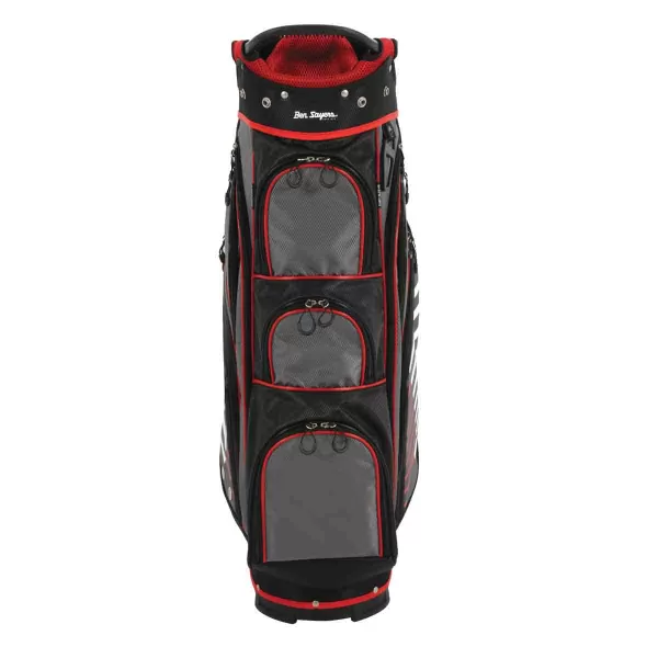 image of Ben Sayers XS Cart Bag - Grey/Red