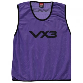 image of VX-3 Hi Viz Mesh Training Bibs Junior - Purple