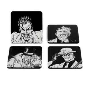 image of Batman Villains Icon Coaster Set