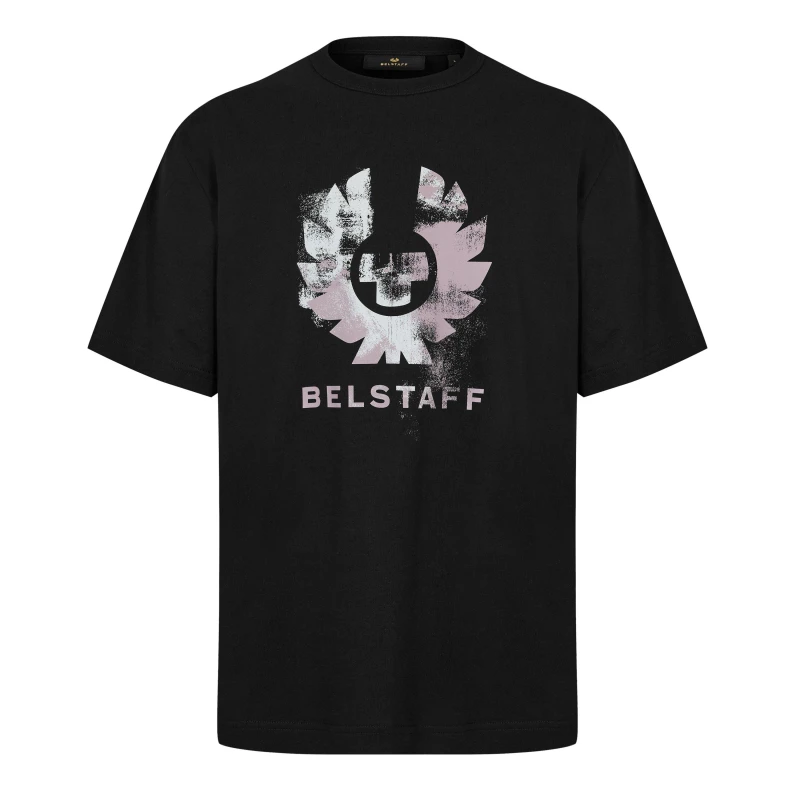Image of Belstaff Mens Phoenix T-Shirt Black male 2XL