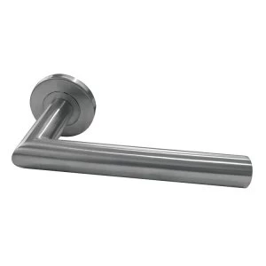 Image of Jedo Julian Door Handle on Rose