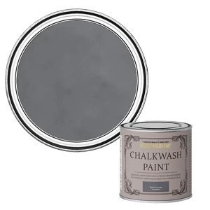 Image of Rust-Oleum Chalkwash Dark concrete Flat matt Emulsion Paint 125ml