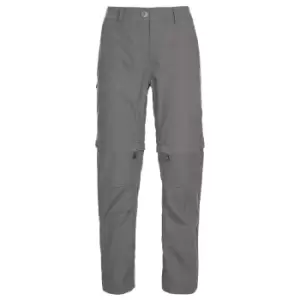 image of Trespass Womens/Ladies Clink Hiking Trousers (XS) (Storm Grey)