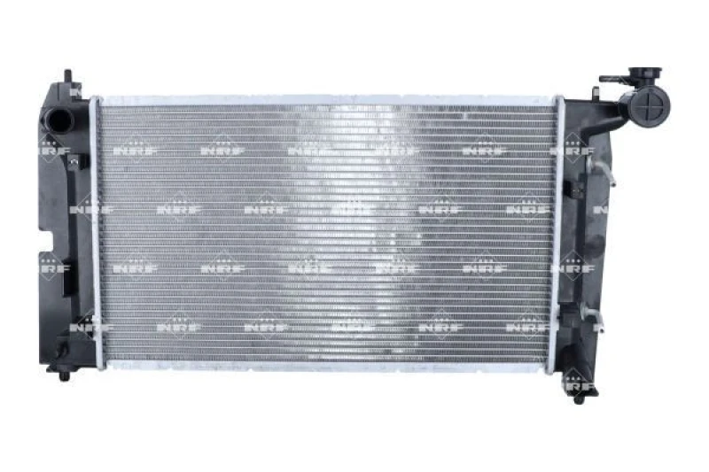 Image of NRF 53325 Engine radiator EASY FIT Brazed cooling fins, Aluminium, with mounting parts Aluminium Radiator,engine cooling (470)