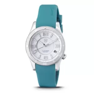 Image of Elliot Brown 929-202-R43 Bloxworth Hali Teal Rubber Strap Wristwatch