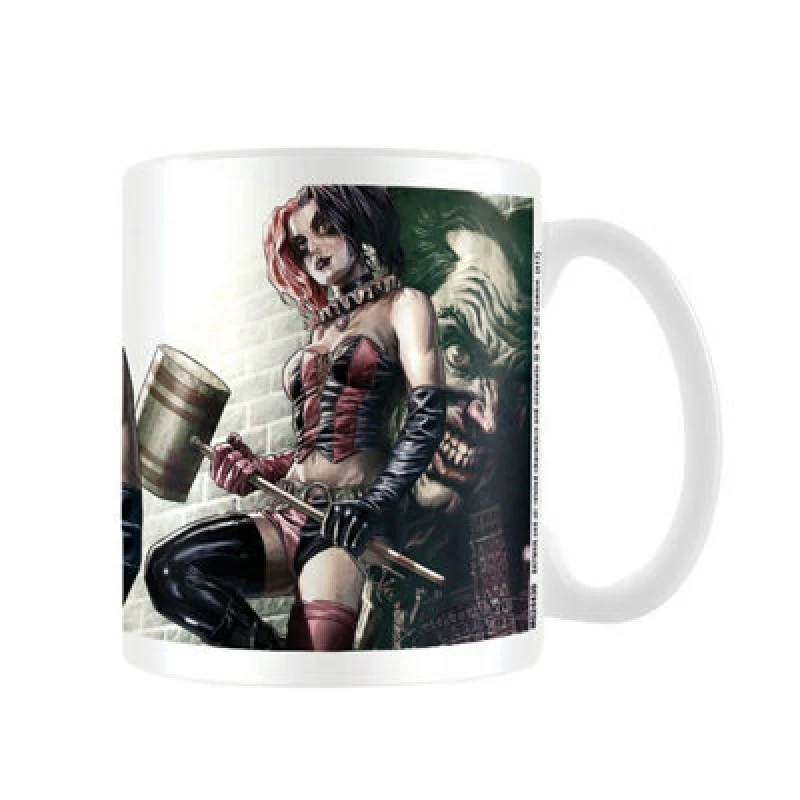 Image of Batman Pose Harley Quinn Mug Multi unisex