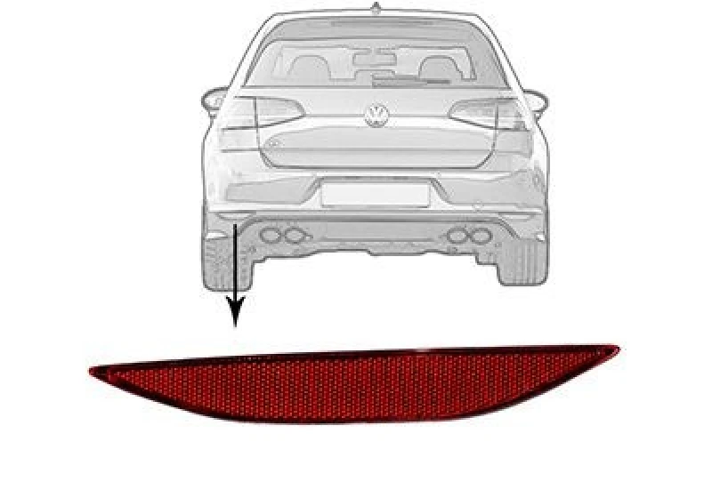 Image of VAN WEZEL Reflex Reflector VAN WEZEL 5763939