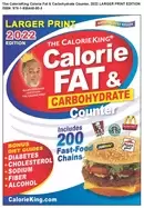 Image of calorieking 2022 larger print calorie fat and carbohydrate counter