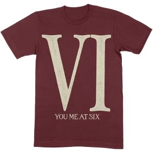 Image of You Me At Six - Roman VI Unisex X-Large T-Shirt - Red