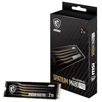 Image of MSI SPATIUM M480 Pro 2TB SSD PCIe 4.0 NVMe M.2 Solid State Drive
