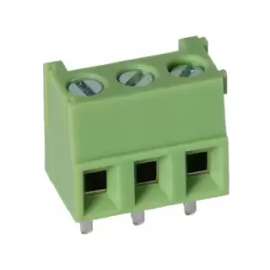 image of Truconnect - 211822 3.81mm 3 Way Low Profile Rising Clamp Terminal Block