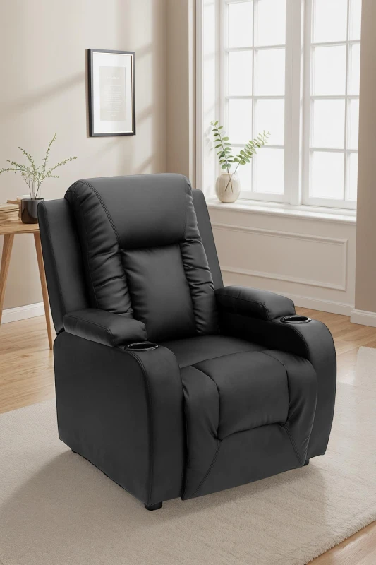 Image of Oscar Recliner Chair - Black 5.05574E+12