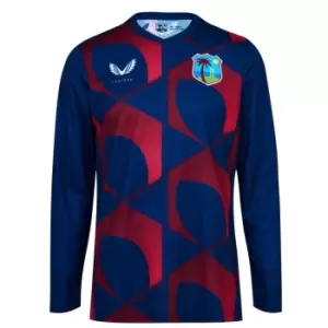 Image of Castore West Indies LS Training Shirt Mens - Blue