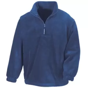 Image of Result Unlined Active 1/4 Zip Anti-Pilling Fleece Top (2XL) (Royal)