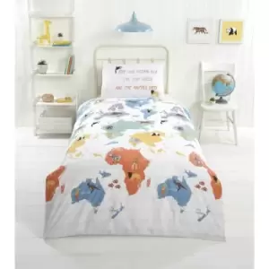 image of Home My World Duvet Cover Set Multi Double Bedding Set - Multi - Rapport