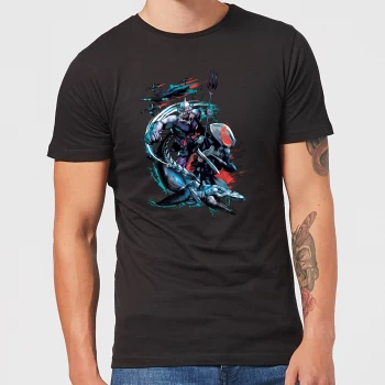 image of Aquaman Black Manta & Ocean Master Mens T-Shirt - Black - 3XL - Black