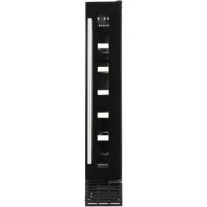 Image of CDA WCCFO152BL 6 Bottles Freestanding Undercounter Wine Cooler Fridge