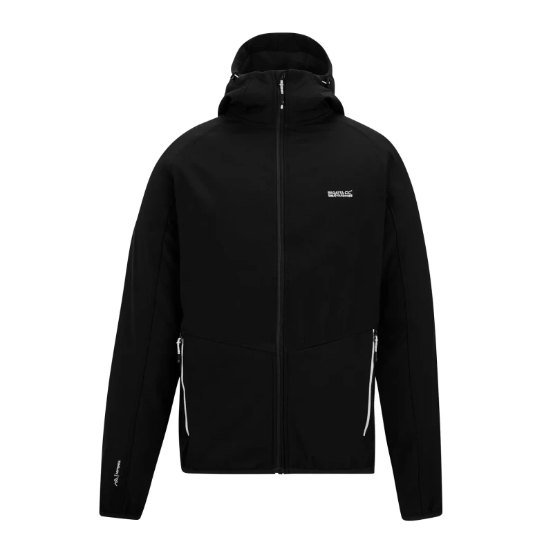 Image of Regatta Men Arec Softshell Jacket in Black Size: 3X-Large Black XXXL Male 5063516135975