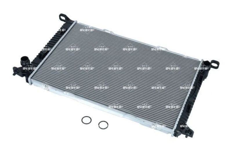 Image of NRF 53064 Engine radiator Brazed cooling fins, Aluminium, with gaskets/seals Aluminium Radiator,engine cooling (470)