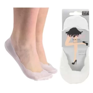 Image of Secret Socks Scallop White