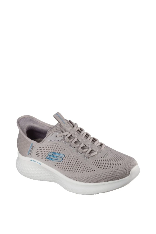 Image of Skechers Men Skech-Lite Pro Primebase Trainers in Taupe Size: 8 Taupe 8 Male 198376760212