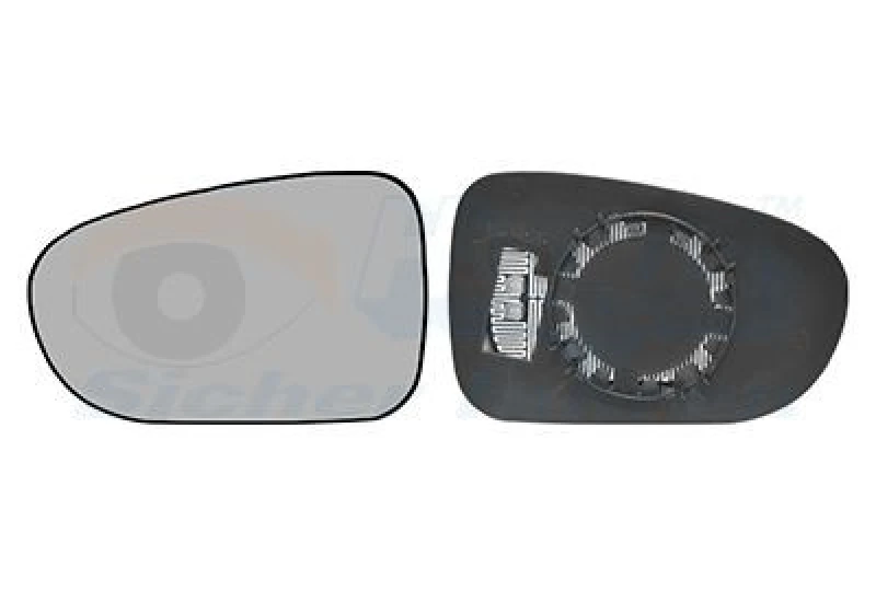 Image of VAN WEZEL Wing mirror glass VAN WEZEL 1867837