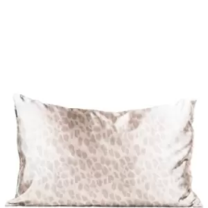 image of Kitsch Satin Pillowcase (Various Colours) - Leopard