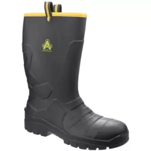 Image of AS1008 Safety Wellingtons Black Size 3