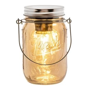 image of Edison LED Kilner Jar Small Amber