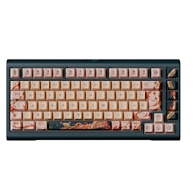 Image of Ducky Zodiac Year of the Snake Cherry Mx2A Red Switch Mechanical Gamin