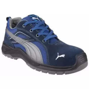 image of Mens Omni Sky Low Lace Up Safety Shoe (10 uk) (Blue) - Blue - Puma Safety