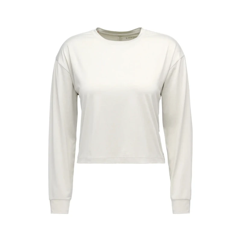 Image of Womens long sleeve T-Shirt Black Diamond Circuit Blanc Female XL