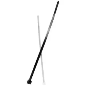 Image of Fischer 69364 UBN Cable tie 300 mm 3.60 mm Black UV-proof 100 pc(s)