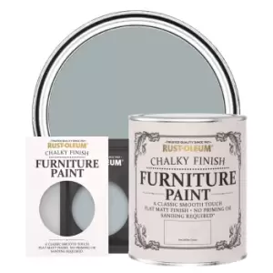 image of Rust-Oleum Chalky Furniture Paint - MINERAL GREY - 750ml