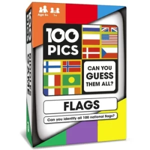 image of 100 PICS: Flags Card Game